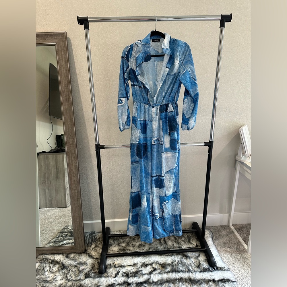 Blue chime jumpsuit